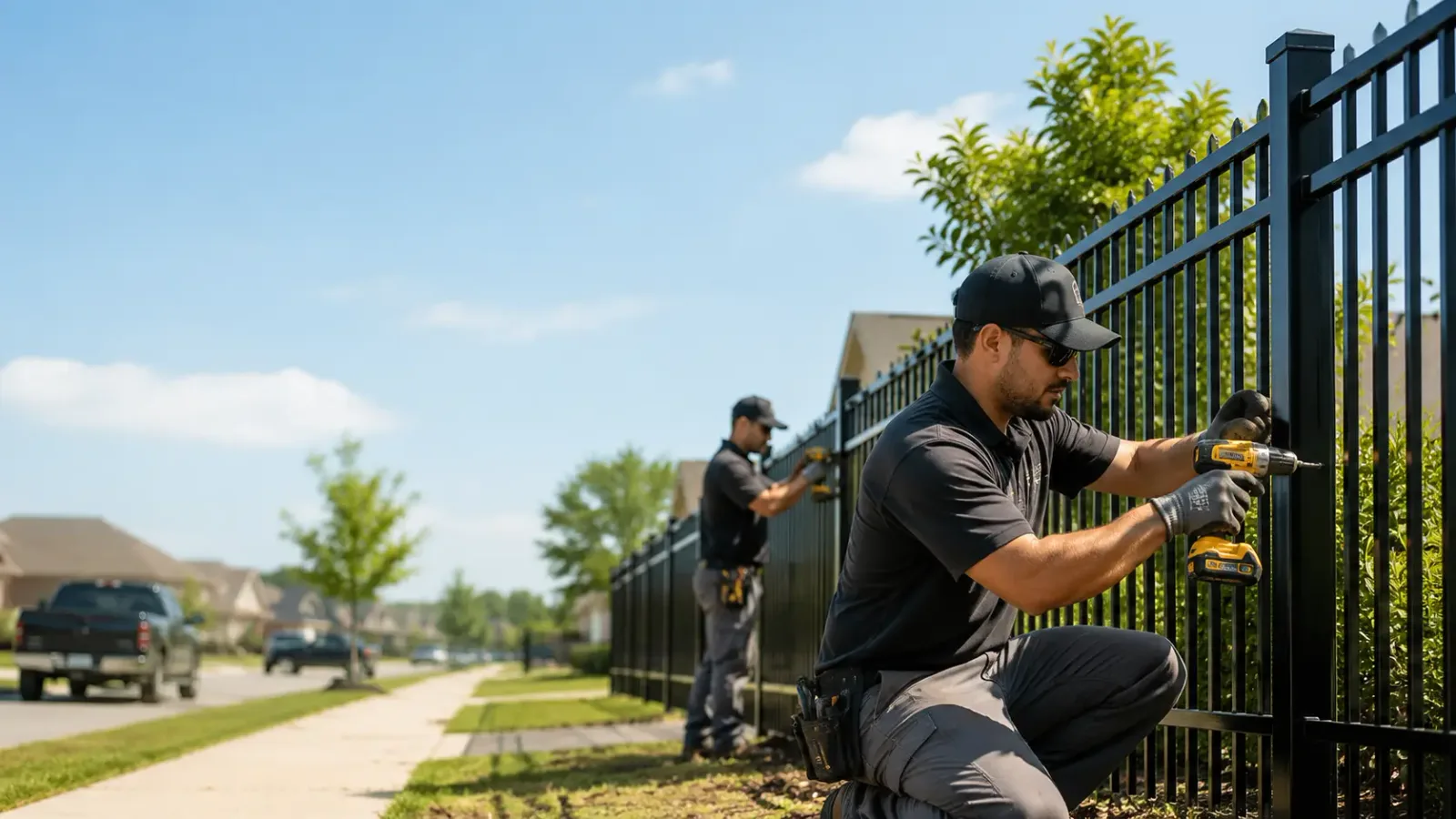 Metal Fence Installation in Pelican Lake, WI